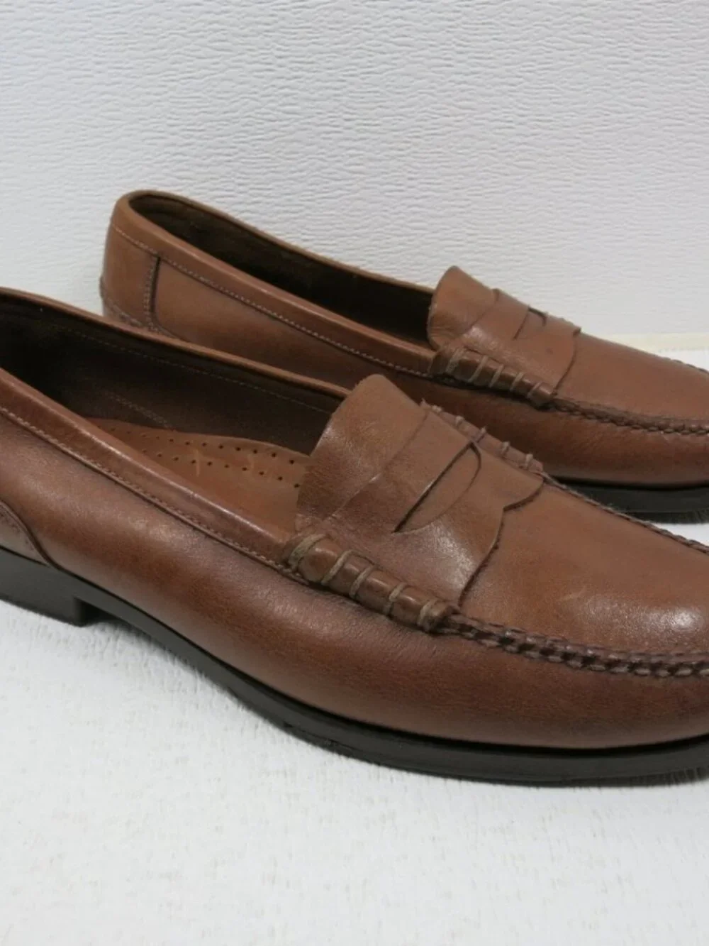 Kirkland Signature Oil Tanned Leather Strap Loafers Men's Fashion Footwear Sz 13